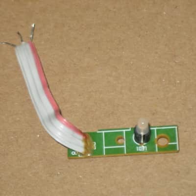 very lightly used genuine BOSS LED (has white bulb that lights RED) from BF-3 Flanger (NO pedal included) on very small green rectangle shape circuit board with three wire ribbon (genuine Boss item)  2000s to 2020s (specifically from 2018) image 12