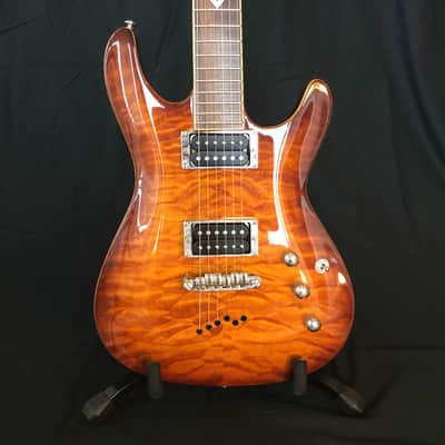 Ibanez SZ520QM Gold Amber Burst image 1