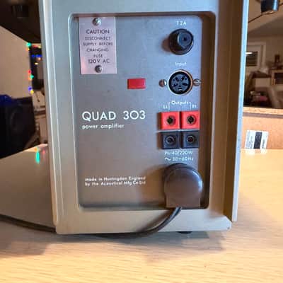 Quad 33 Control Unit + Quad FM 2 Stereo Tuner + Quad 303 Power Amp Serviced Rare image 7
