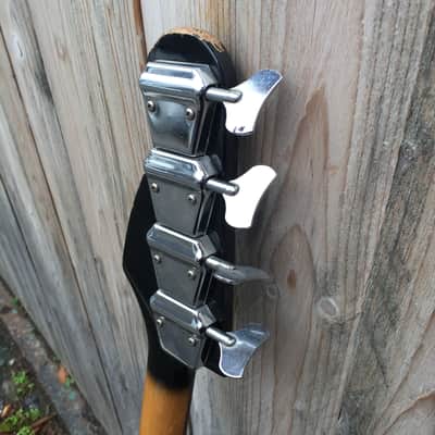 Meazzi Jupiter Vintage Bass Made in Italy 1964 Black image 18