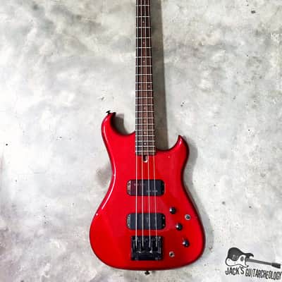 Westone Spectrum GT 4-String MIJ Electric Bass Guitar (1980s, Blood Red Metallic) image 4