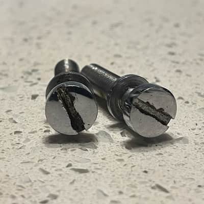 1965 Gibson Stop Tailpiece Long Studs Chrome 1.5" ES SG Les Paul Firebird 1960s image 4