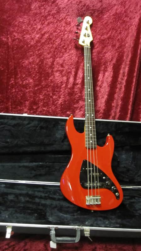 Fender JP-90 1990 Red Bass image 1