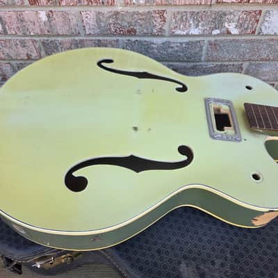 Vintage 1962 Gretsch 6125 Single Anniversary Hollowbody Electric Guitar Husk Project w/ Hardshell Case! image 4