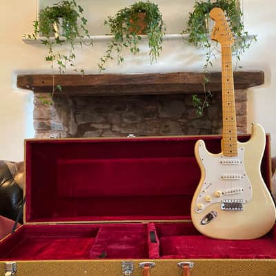 RARE LEFTY! 2004 Fender ST68-JH Left Handed Jimi Hendrix Strat - Crafted in Japan - Maple Cap Board / USA Texas Special Pickups image 1