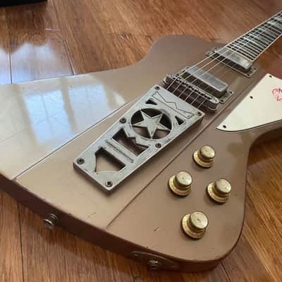 Washburn Rare USA Custom Shop Paul Stanley Starfire Time Traveller Aged Relic Golden Mist LTD w/Case image 1