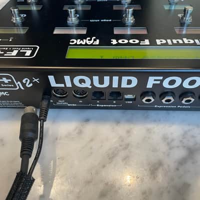 FAMC Liquid Foot LF+ 12 Guitar Pedal MIDI controller Excellent with LCD screens image 4