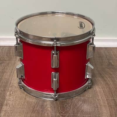 Pearl Export EX 10"x8" Rack Tom Drum Late 1980's - Coral Red image 4