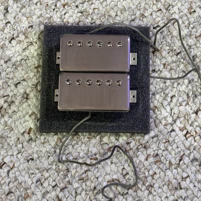 Gibson Burstbucker 61 humbucker pickup set 2021 - Nickel image 1
