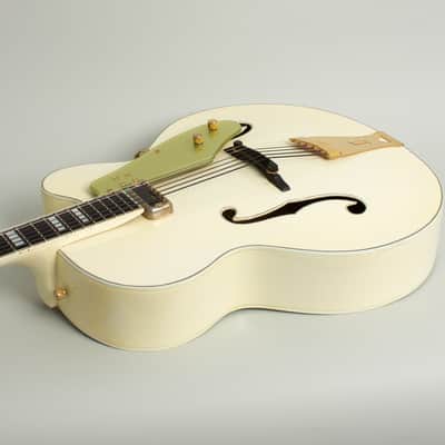 Gretsch Model 6199 Sal Salvador Arch Top Hollow Body Electric Guitar (1961), ser. #43220, black tolex hard shell case. image 7