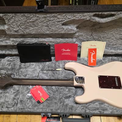 Fender Stratocaster FSR Limited Edition Shell Pink Full All Rosewood Neck BRAND NEW American Pro II image 8