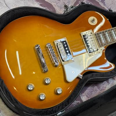 Epiphone Les Paul Classic Honeyburst w/ Case New Unplayed 8lbs10oz #390 image 7
