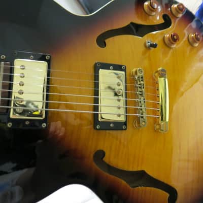 Epiphone Dot Deluxe VS 2011 Vintage Sunburst ES-335 Style Electric Guitar image 6