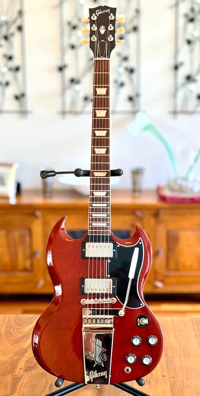 2021 Gibson SG Standard '61 Vintage Cherry w/Maestro Vibrola, | Reverb