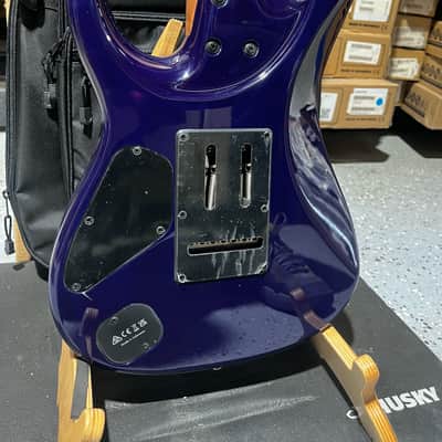 Ibanez Premium AZ427P2QM 7-string Electric Guitar - Twilight Blue Burst image 5