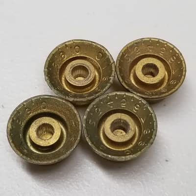 1960s Gibson Reflector Knob Set (4) - 100% Genuine Vintage image 2