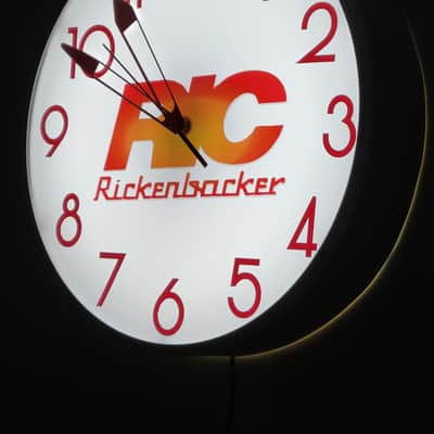 Rickenbacker Dealer Style Light Up Clock Killer Cool Mancave, Studio, Bar, Garage Item image 2
