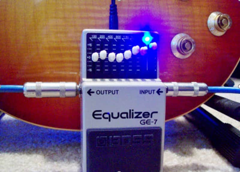 Boss GE-7 with Buddy Guy "Sinners" Mod