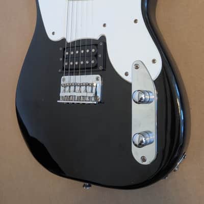 2004 Squier by Fender 51 Strat/Tele Hybrid Electric Guitar - Black Maple Neck image 2