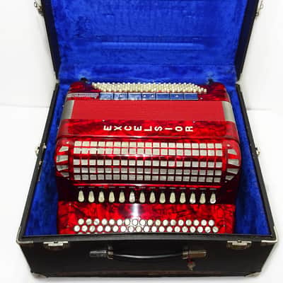 Perfect Excelsior 120 Bass Button Accordion, made in Italy, C System, Double Cassotto, 2538, includes Straps and Hard Case, Professional Accordian! image 16