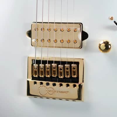 Ibanez K7YANG Brian "Head" Welch Signature 7-String Electric Guitar - Matte White with Gig Bag image 10