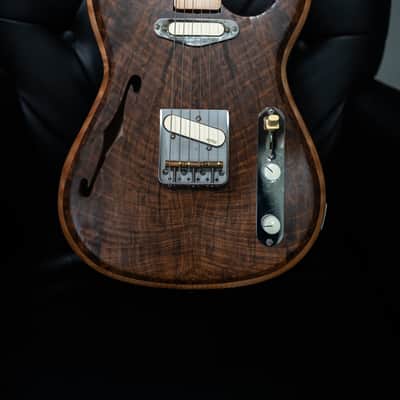 Legacy Claro Walnut Hollow Telecaster - Custom Guitar - Hand Made 2024 - Natural Satin Nitro image 2