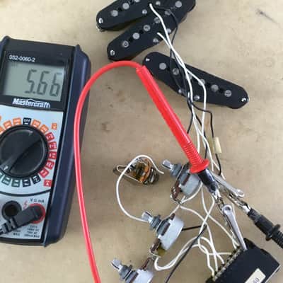 1989 Vintage Fender Japan MIJ Strat Pickup Set Relic Wiring Harness Pots Black Bobbins Post JV Era image 17