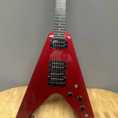 Gibson Flying V 1985 Ferrari Red Guitar image 2