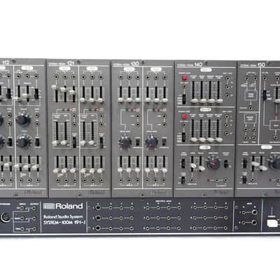 Roland SYSTEM-100M D Set  Vintage Analog Modular Synthesizer w/ 181 CV Keyboard & DIN Connectors image 2