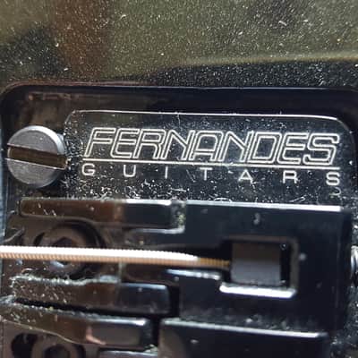 Fernandes Revolver Pro Sustainer  2004 Metallic Black LEFT Handed image 12