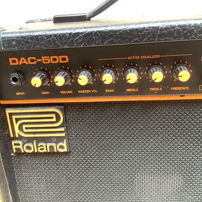 Roland 80s DAC-50D Vintage Solid State 50W Combo Amp w/ Built-In Effects made in Japan image 9