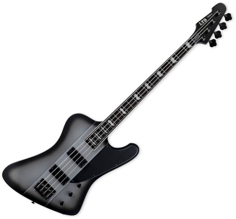 ESP LTD PHOENIX-1004 4 String Bass Silver Sunburst Satin B-Stock image 1