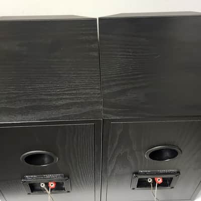 Infinity Entra One Bookshelf Speakers Pair Missing Covers 15"H x 8.5"W x 9.5D image 9