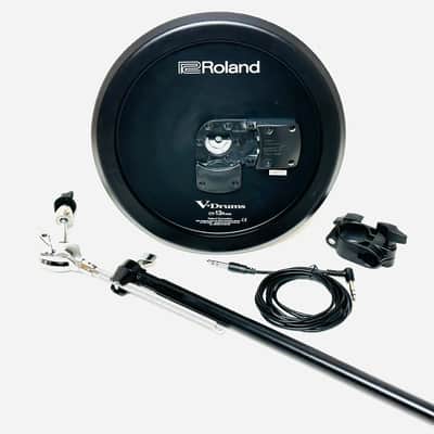 Roland CY-13R Cymbal Black Back with Ball Boom Arm CY13 CY-13 image 1