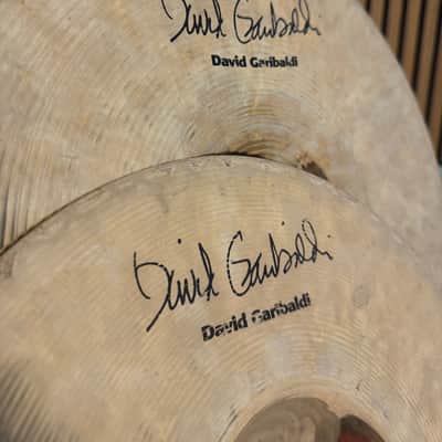 Sabian Signature 'David Garbaldi' Jam Master Hats 13”/33cm Hi Hat Cymbals #OP1 image 7