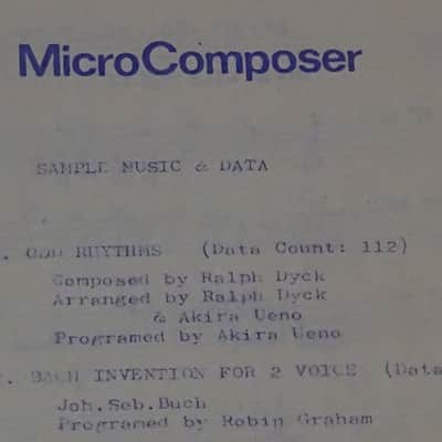 Roland Mc-8 Microcomposer And  Mc-8 Interface image 18