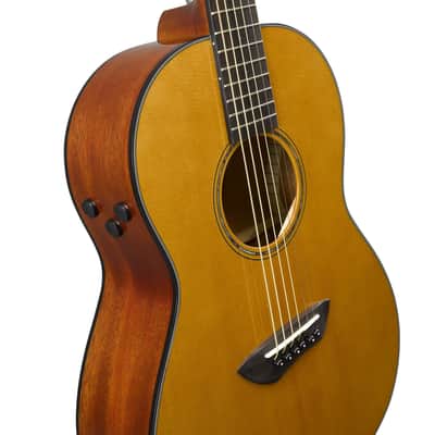 Yamaha CSF-TA TransAcoustic Parlor Acoustic-Electric Guitar with Effects and Bag image 3