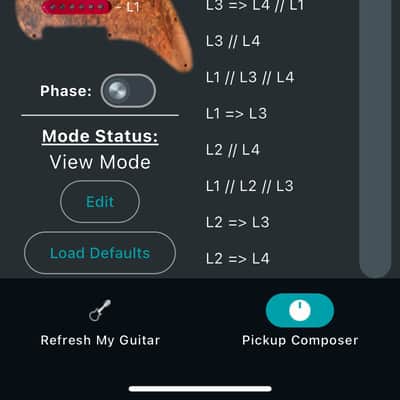 AMBROSONICS, LLC WOW, 23 Wirings! Bluetooth Programmable Pre-wired pickguard Pickup Director with FREE Pickup Composer App 2025 - Plain White image 25