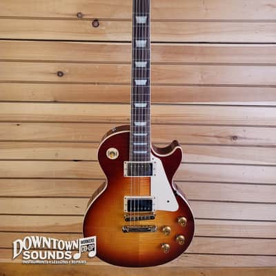 Gibson Les Paul Standard 50s Figured Top with Gibson Hardshell Case - Heritage Cherry Sunburst image 2
