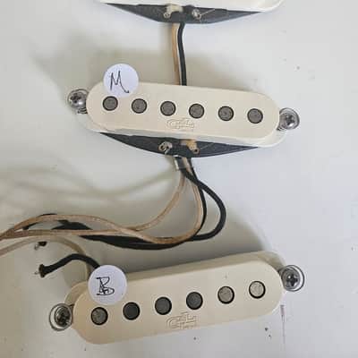 USA G&L Legacy CLF-100 Alnico V Pickup Set - Calibrated (6.67k / 6.52k / 7.06k) image 1