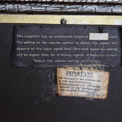 Selmer Zodiac Twin Fifty 1964 - Croc skin image 5