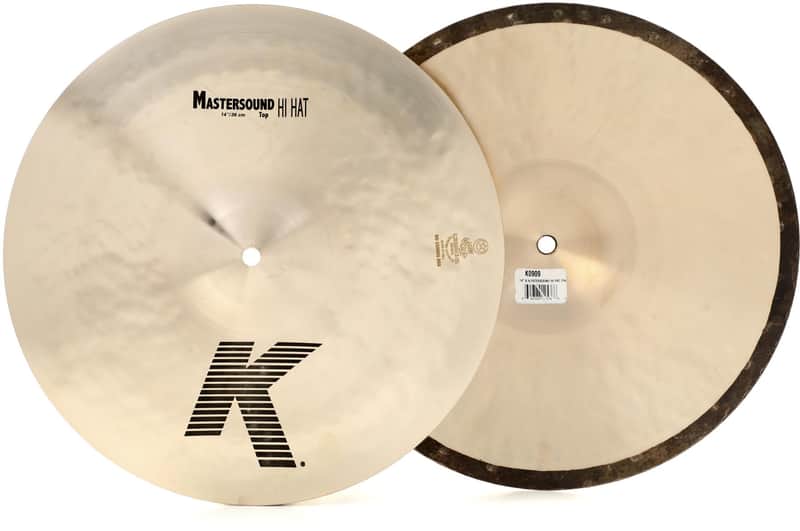 Zildjian 14 inch K Zildjian Mastersound Hi-hat Cymbals image 1