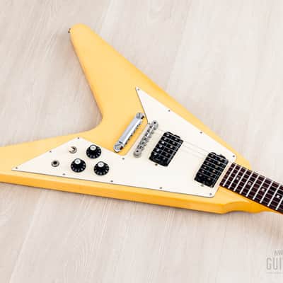 1983 Gibson Flying V '67 Spec Vintage Guitar Alpine White w/ Tim Shaw PAFs, Case & Hangtags image 8