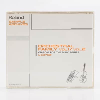 Roland Orchestral Family Vol 1& 2 Rhythm Section CD ROM Disks S-750 S-770 #54938 image 10