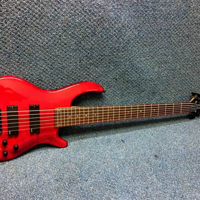 Dean 6 String Electric Bass Red image 7