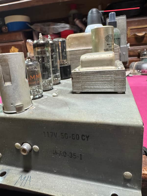 HAMMOND H-AO-35-1 Chassis w/Tubes image 1