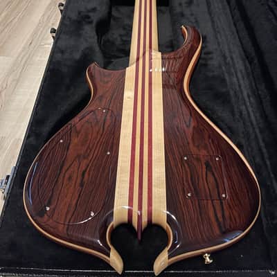 Alembic Signature Deluxe Mark 5 String Bass Guitar Cocobolo image 21
