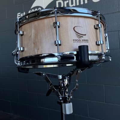Doc Sweeney Drums Focus Series 6x14" Stave Maple Snare Drum with Chrome Hardware image 2