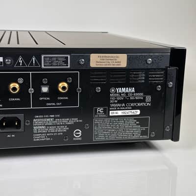 Yamaha CD-S3000 Natural Sound Compact Disc Player image 10