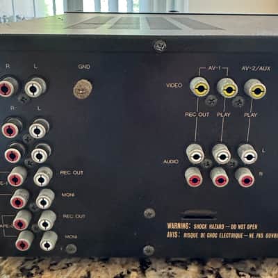 Luxman LV105 Hybrid (tube preamp, transistor final stage) Integrated amp image 4